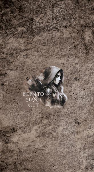 Born to stand out - Kunstleder Portmoneepanel